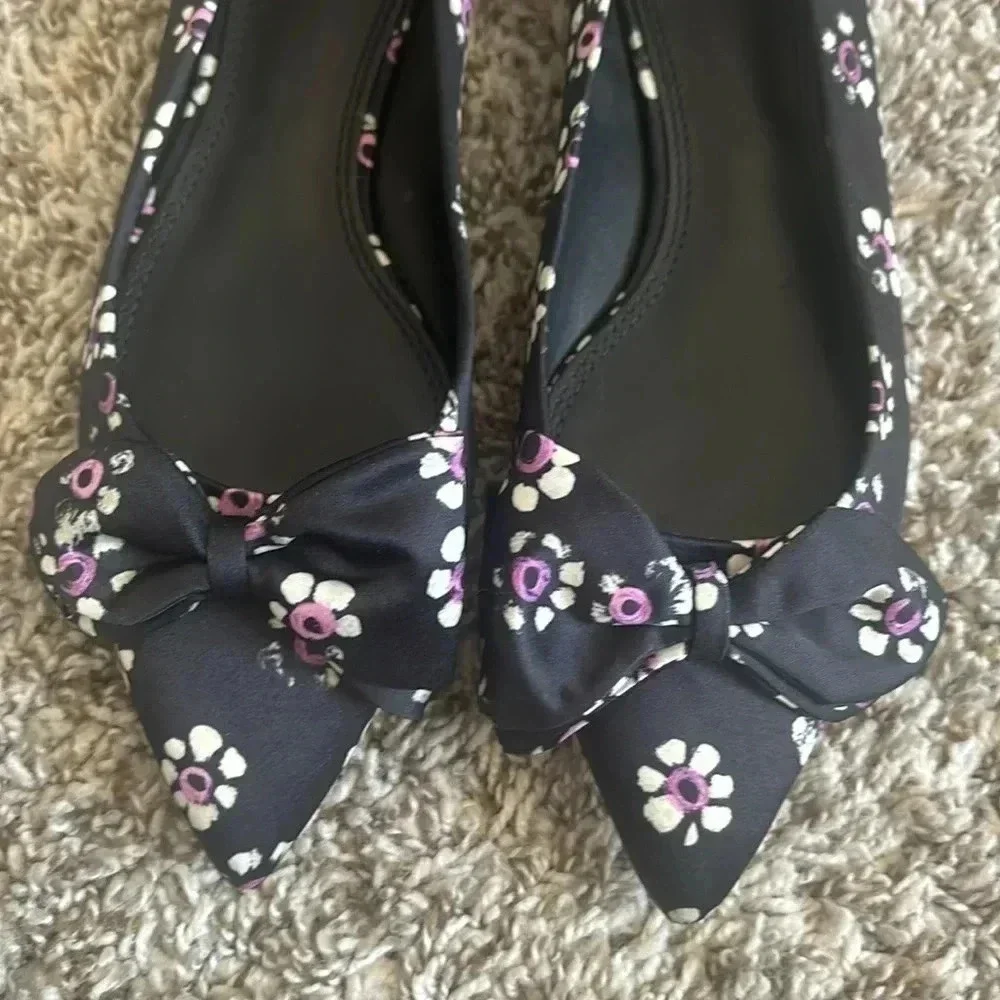 NWOB Tory Burch Rosalind Flower Flats